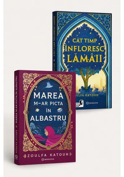 Pachet Zoulfa Katouh. Cat timp infloresc lamaii + Marea m-ar picta in albastru