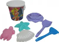 Set jucarii de nisip Polesie Toys - Sunflower, 7 piese, sortiment