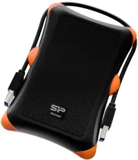 HDD Extern Silicon Power Aromor A30, 1TB, USB 3.0 (Negru/Portocaliu)