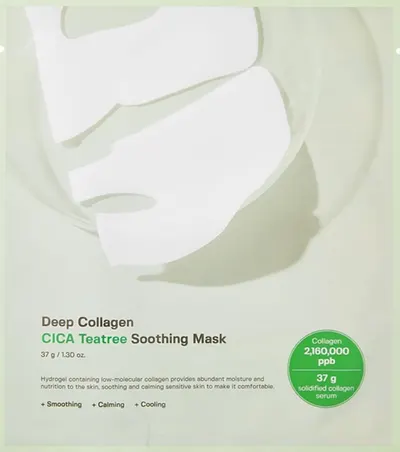 Sungboon Editor Deep Collagen Mască facială pe foaie Cica Teatree, 37 g