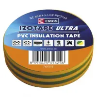 Banda izolatoare PVC 15mm/10m Galben/Verde, ZVPEP07
