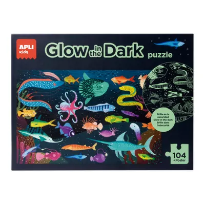 Puzzle 104 piese - Glow in the Dark - Ocean