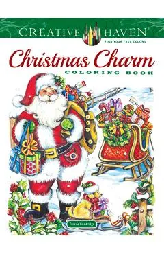 Creative Haven Christmas Charm Coloring Book