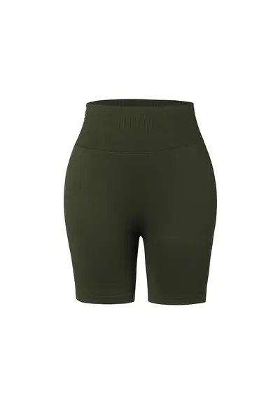Colanti scurti pentru fitness Blaze - Verde inchis