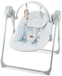 Balansoar electric KinderKraft - Swingee, gri