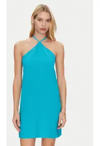 Rochie dama - 305172594 - Viscoza - Albastru - Albastru