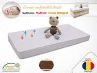 Saltea fibra de Cocos Integral 120x60x06 husa microfibra matlasata