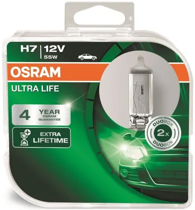 Becuri auto Osram - H7, 64210ULT, Ultra Life