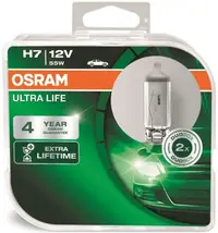 Becuri auto Osram - H7, 64210ULT, Ultra Life
