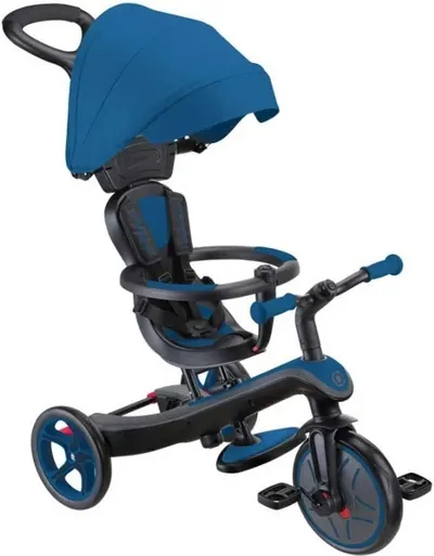 Tricicletă 4 în 1 Globber - Explorer Trike, albastru