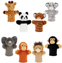 Păpuși pentru teatru Keel Toys Keeleco -Animale sălbatice, 27 cm, sortiment