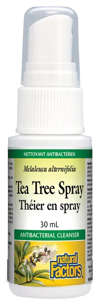 Tea Tree Spray de corp, 30 ml, Natural Factors