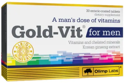 Gold Vit for Men, 30 tablete, Olimp