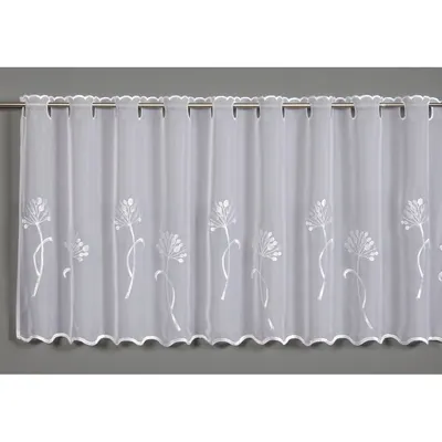 Perdea albă din voal 140x48 cm Dandelion – Sehlbach