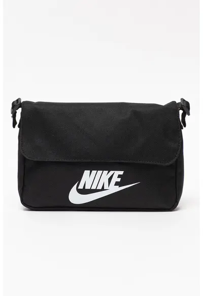 Geanta crossbody cu bareta ajustabila Futura 365 - Alb/Negru
