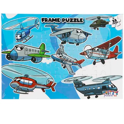 Puzzle Witty Puzzlezz, Vehicule aeriene, 35 piese