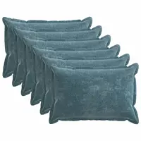 vidaXL Husă pentru pernă 6 buc. HOUTEN albastru 40 x 60 cm