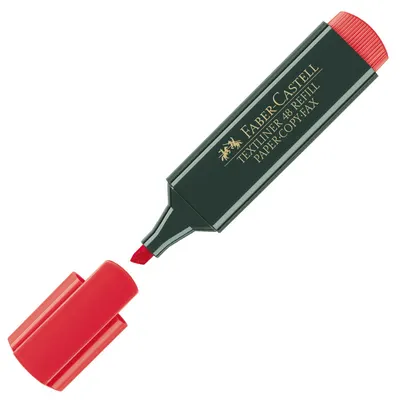 Text marker Faber-Castell 48 - Rosu