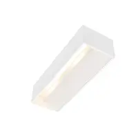 Corp iluminat de perete, aplica, lumini logs in L de perete, alb cu LED-uri de interior de perete lumina incastrat, alb, 2000-3000K, DIM-TO-CALD,