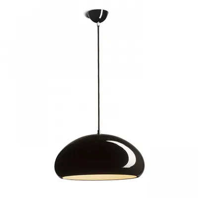 ROZE 40 Corp de iluminat suspendat shiny negru/alb 230V E27 42W