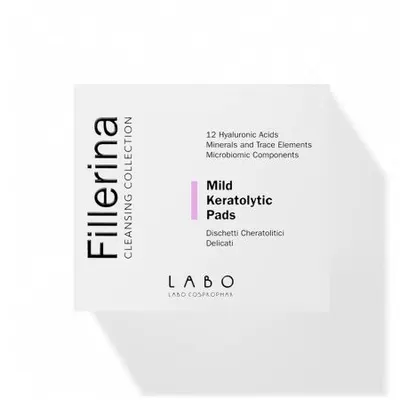 Dischete keratolitice blande Fillerina Cleansing Collection, 60 bucati, Labo