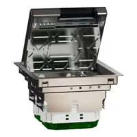 Unica system+, Doza pardoseala M, metal, IP20, 8 module