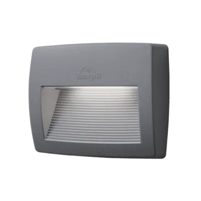 Lampa Perete Led Lorenza 190 7.5w Cct 4000k Ip55 Gri