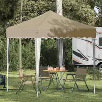 vidaXL Cort de Petrecere Pop-up 195 x 195 x 245 cm Crem