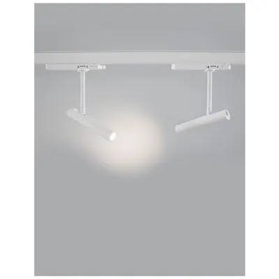 Sistem iluminat pe sina 4-WIRES TRACK Nisipiu Alb Aluminiu Adjustable IP20 3000K 12W DC24V 960Lm 4 WIRES