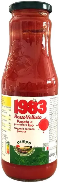 Piure bio de roșii, 700 g, Campo