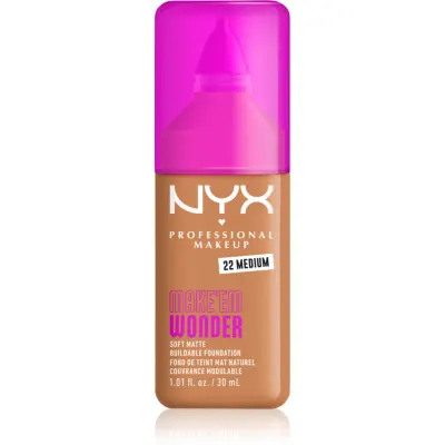 NYX Professional Makeup Make ‘Em Wonder make-up usor matifiant culoare 22 Medium 30 ml