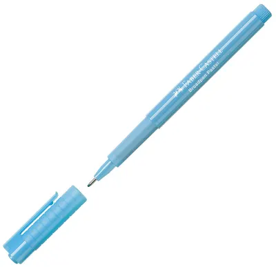 Liner Faber-Castell 1554 - Albastru deschis pastel, 0.8 mm