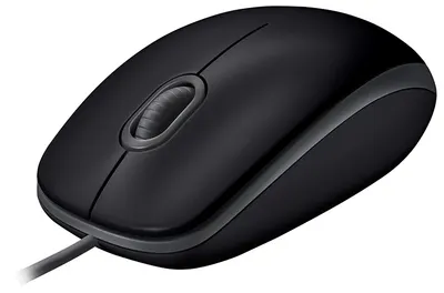 Mouse Logitech B110 Silent - optic, negru