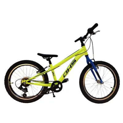 DHS SONIC Bicicletă copii 20 inch, galben-albastru