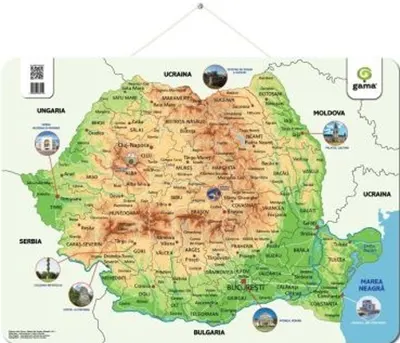 Harta României (poster)