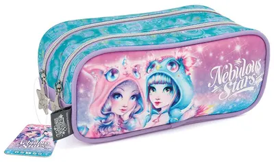 Penar școlar Nebulous Stars - Petrecere de pijamale, 2 fermoare