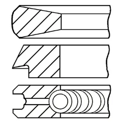 Set segmenti piston GOETZE ENGINE 08-114400-00