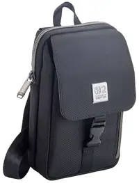 Geantă Nacon - Game Traveler Deluxe Vertical Crossbody Bag, neagră (Nintendo Switch 2/Switch/OLED)
