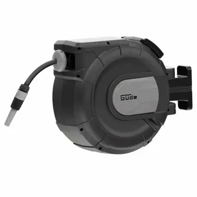 Tambur de montat pe perete cu furtun de apa Gude 93922, 30 m