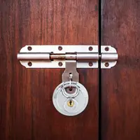 vidaXL Lacăte disc cu chei 6 buc. Argintiu 6 x 2.3 x 6 cm