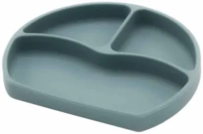 Farfurie din silicon BabyJem - Mentă