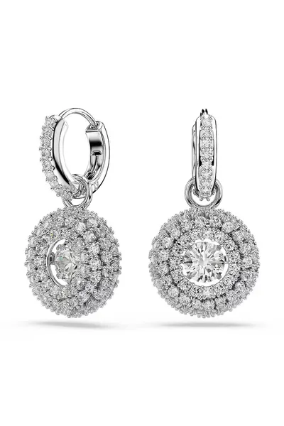 Swarovski cercei pentru femei din metal cu zirconiu cubic SUBLIMA
