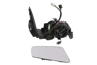 Oglinda laterala dreapta electric, asferic, cu incalzire, asistenta banda, cu memorie, rabatare electrica, no housing potrivit MERCEDES C-KLASA W204 03.11-12.13