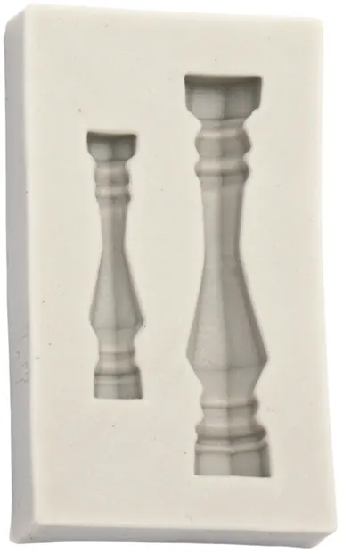 Mold din silicon (formă) Em Art - Coloane în două dimensiuni, 42 x 72 x 13 mm