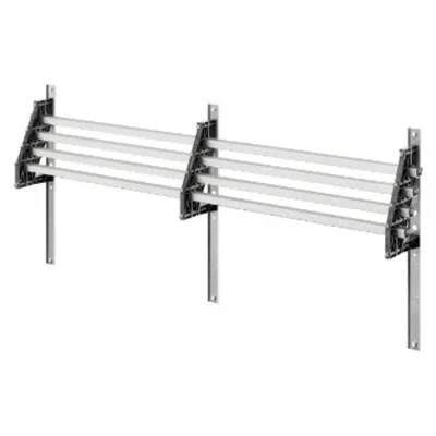 Pair of Busbar-Holder - For Shaped Busbar in Aluminium - 630-800a - For Structures D=800 - External Side Compartment - For Qdx 1600h