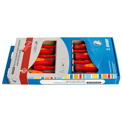Set de surubelnite cu cap tubular VDE si maner TBI