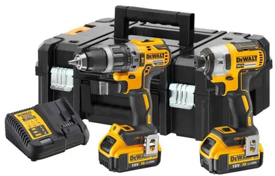 Set de șurubelnițe cu impact și acumulatori DeWALT - DCK266P2T, 18 V, cu 2 baterii și încărcător