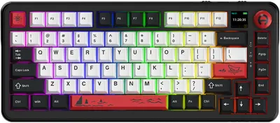 Tastatură mecanică AJAZZ– AK820 MAX PLUS, fără fir , RGB, negru
