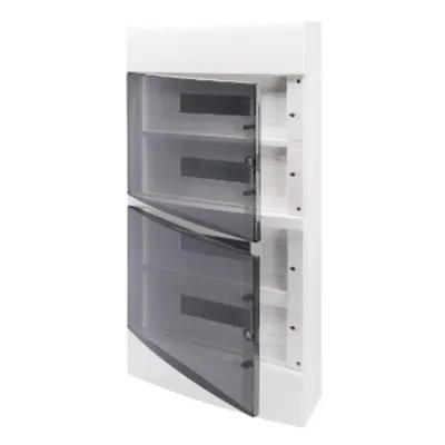 Tablou modular pentru sigurante automate - WITH TERMINAL BLOCK N 4 X [(3X16)+(17X10)] E 4 X [(3X16)+(17X10)] - (18x4) 72M IP40