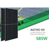 Panou Fotovoltaic Bifacial Astroenergy N5 585W TOPCon, Garantie 30 Ani